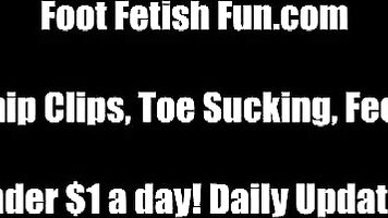 Lick and suck our toes you little bitch