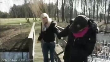 Drunk girl was forced in the brutal fuck video.