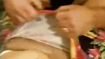 The wife lost her conscience when she found out what her husband was doing to her daughter in the amateur homemade videos.