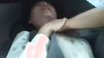 The amateur porn movie was full of forced and brutal sex scenes.