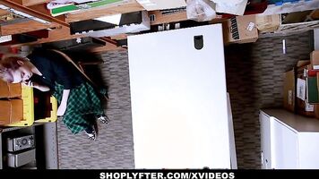 ShopLyfter - Shoplifting Teen (Lexi Lore) Complies With Security Officer With Her Tight Pussy