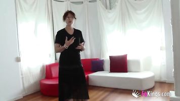 Ainara does lots of dirty things in a rented flat and Fucks a horny banker