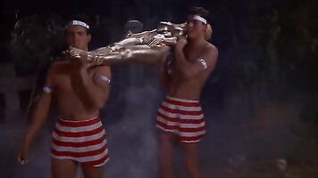 Girl being brutally fucked and tortured in a brutal rape porn movie.