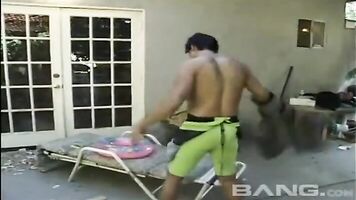 Oral sex with a hot girl in a forced fuck movie and sucking and rough actions.