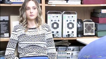 Teen Spreads her legs for OLD seurity guard - Aften Opal