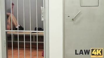 LAW4k. Teen girl Adelle Unicorn steals a shampoo in the market but gets punished
