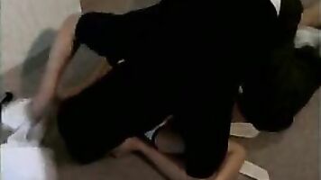 Incestuous brutal porn with a drunk wive getting violated.